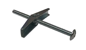 3/16" x 4" Toggle Bolts with Wing Nut, Mushroom Head, Zinc, 50 Pack 3/16" x 4", Truss Head
