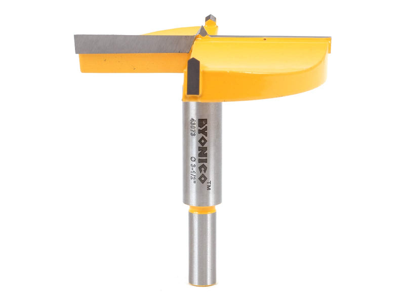 YONICO 43073C 3-1/2-Inch Diameter Carbide Forstner Drill Bit 10mm Shank 3-1/2" Diameter