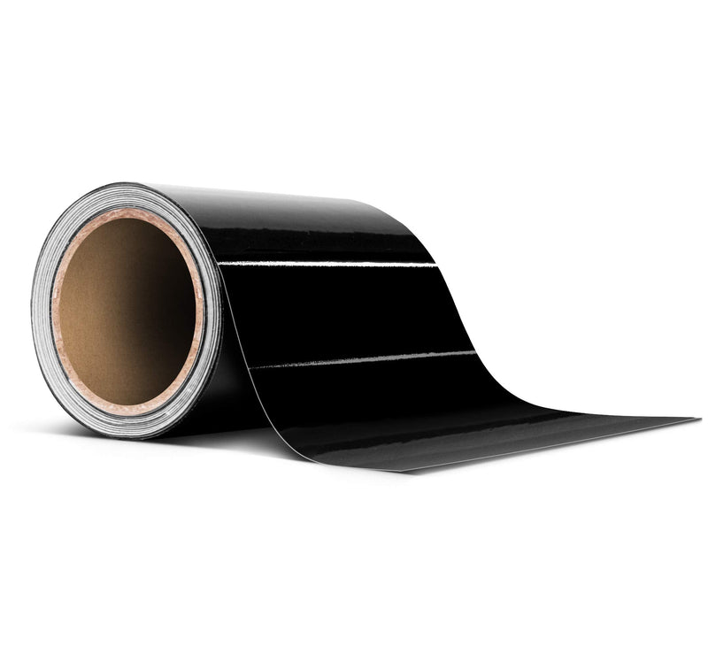 VViViD Black Gloss Air-Release Adhesive Vinyl Tape Roll (3 Inch x 20ft) 3" x 20ft