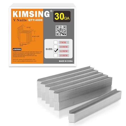 12MM V-Nails 30 Gauge 10.3mm Diameter 12mm Length 4,000 PCS/BOX