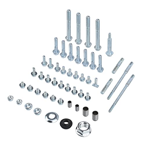 Cancanle Full Set of Nut Bolt Screw Locating Dowel for Honda GX390 GX270 GX240 GX420 Engine of Water Pump Generator Motor for GX270 GX240 GX390 GX420