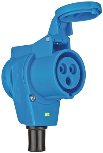 Brennenstuhl 1080980 Winkel Kupplung CEE (Blue)