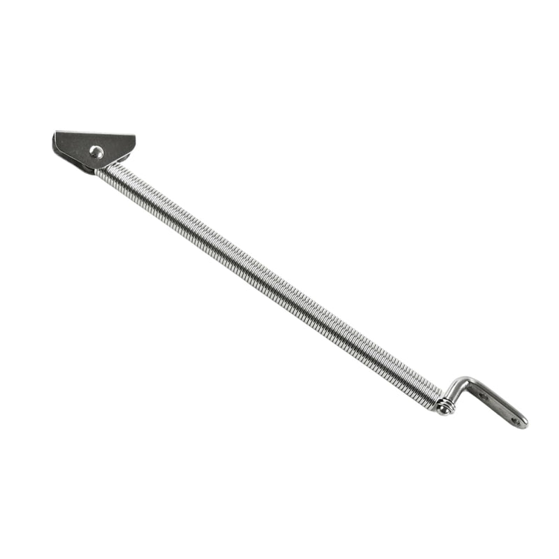 MARINE CITY Stainless Steel Strong & Sturdy Gloss Polished Finish Hatch Spring Adjuster with U-Bolt and L-Shape Plate for Lighter Door Cabinet Doors Window Hatches 10-1/4 Inch