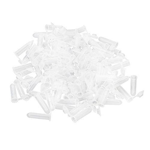 Plastic Vials 2ml 100 Pcs Laboratory Sample Vials | Sample Storage Container Snap Lock Tapered Base Lab