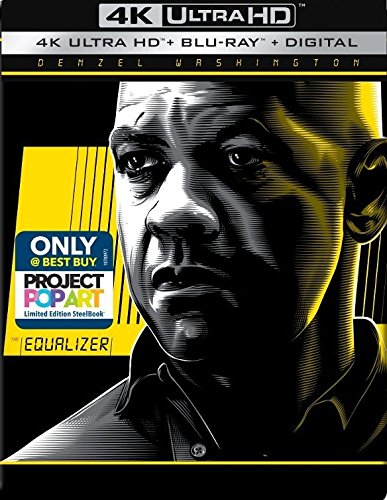 The Equalizer (4k Uhd Blu-ray Digital Hd 2018) Bby Steelbook Factory Sealed