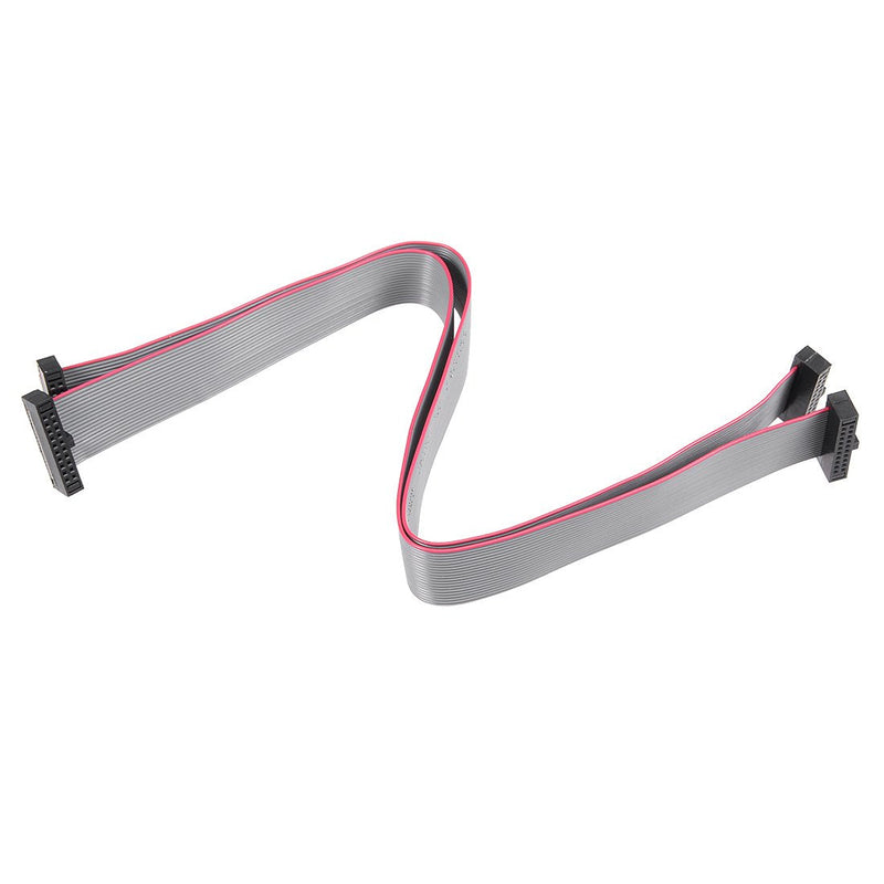 uxcell IDC 20 Pins Connector Flat Ribbon Cable Female Connector Length 20cm 1.27mm Pitch,2pcs