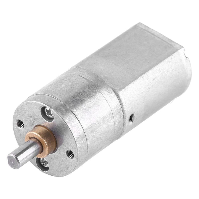 Akozon Gear Motor DC 12 V High Torque Turbo Electric Transmission Reduction Motor Outer Diameter 20 mm Total Metal Speed Reduction Gear 15/30/50/100/200 RPM (200 rpm)