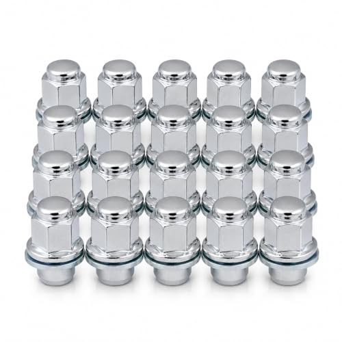 20 Pcs Mag Lug Nuts for Toyota Factory Wheels On 1/2" Studs Car Truck