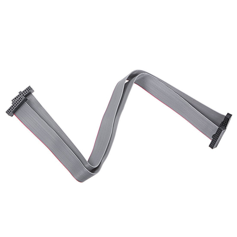 uxcell IDC 16 Pins Connector Flat Ribbon Cable Female Connector Length 20cm 1.27mm Pitch,2pcs