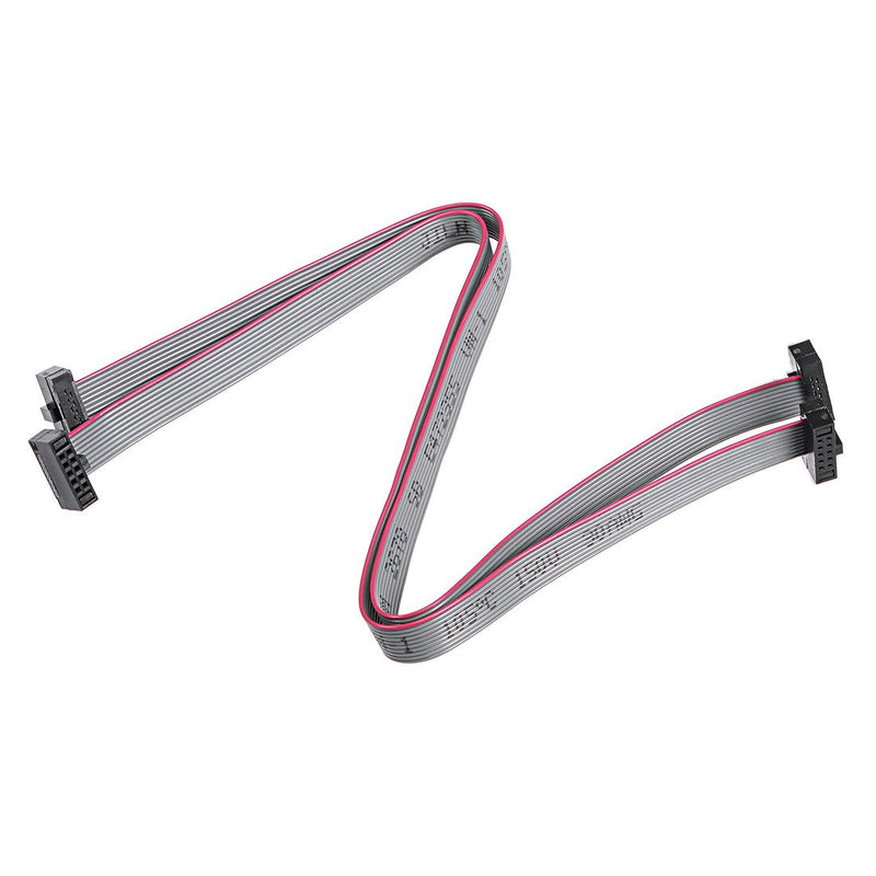 uxcell IDC 10 Pins Connector Flat Ribbon Cable Female Connector Length 20cm 1.27mm Pitch,2pcs