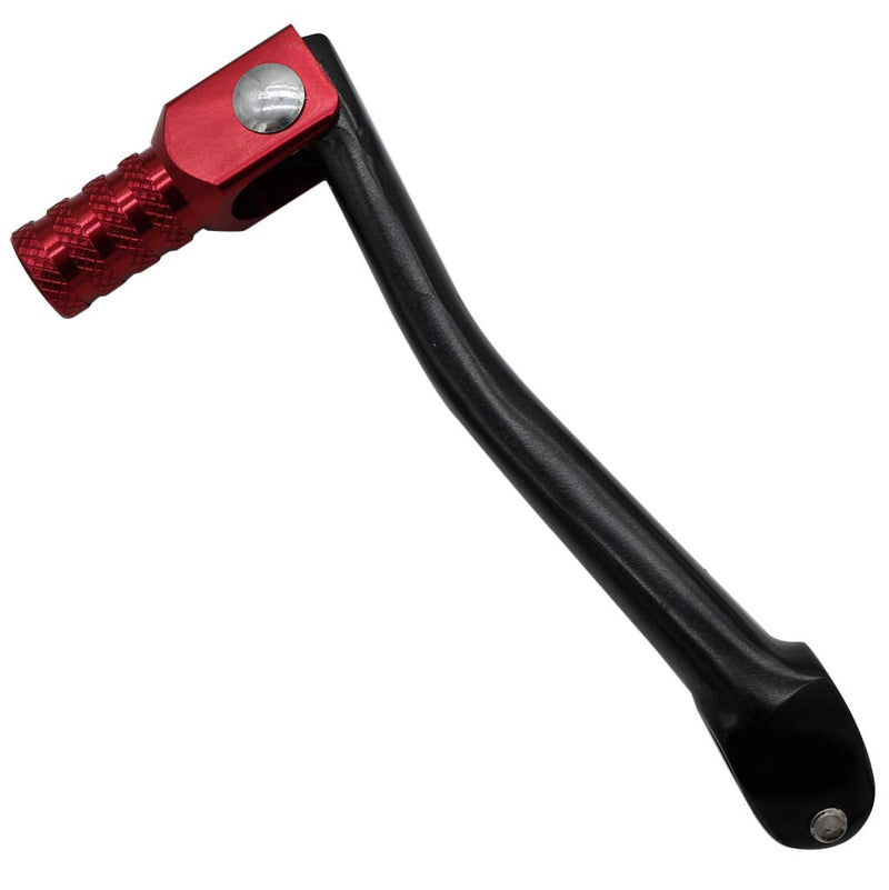 CNC Aluminum 2" Folding Gear Shifter Shift Lever for Honda XR50 CRF50 XR CRF 50cc 70cc 90cc 110cc 125cc Dirt Pit Bike (Red Black) Red Black