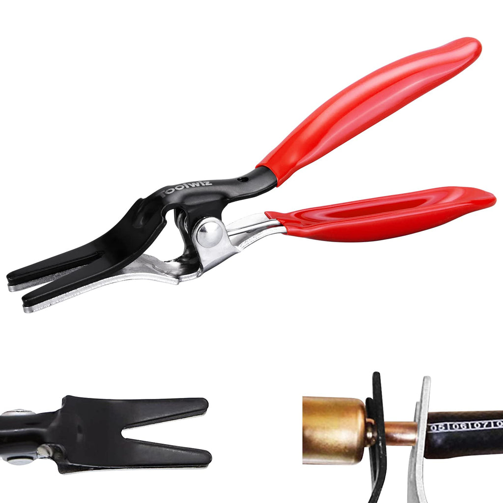 Toolwiz Automobile Hose Removal Pliers, Auto Fuel, and Vacuum Line Tube Hose Remover Pliers, Separator Pliers Pipe Repairing Tool, Hose Remover for Marine, Oil, Water Hoses