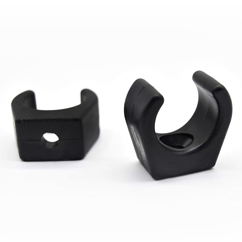 MARINE CITY Nylon Ladder Paddle Stowage Clips - Fits 7/8 Inch Tubes - Ideal for Storing Boat Hooks, Gaffs, Mops, Flashlights, Pumps (Pack of 2)