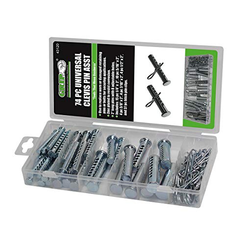 Grip 43120 74 pc Universal Clevis Pin Assortment