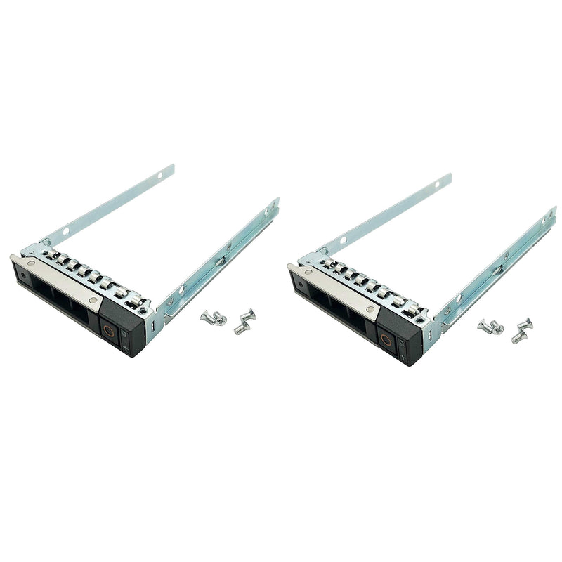 (2-Pack) 2.5" inch Hard Drive Caddy for Dell 14th 15th 16th Generation R350 R440 R450 R540 R550 T560 R640 R650 R660 R740 R750 R760 R840 R940 Server SAS SATA HDD Tray DXD9H 0DXD9H 2-Pack