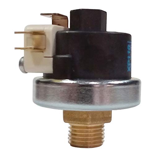 Easyricambi Pressure Switch Water Pump XP110, Adjustable Water Pressure Sensor from 2 to 6 Bar, 1/4 Inch Gas Connection, Screw Adjustment, for Monitoring and Controlling Water Pressure