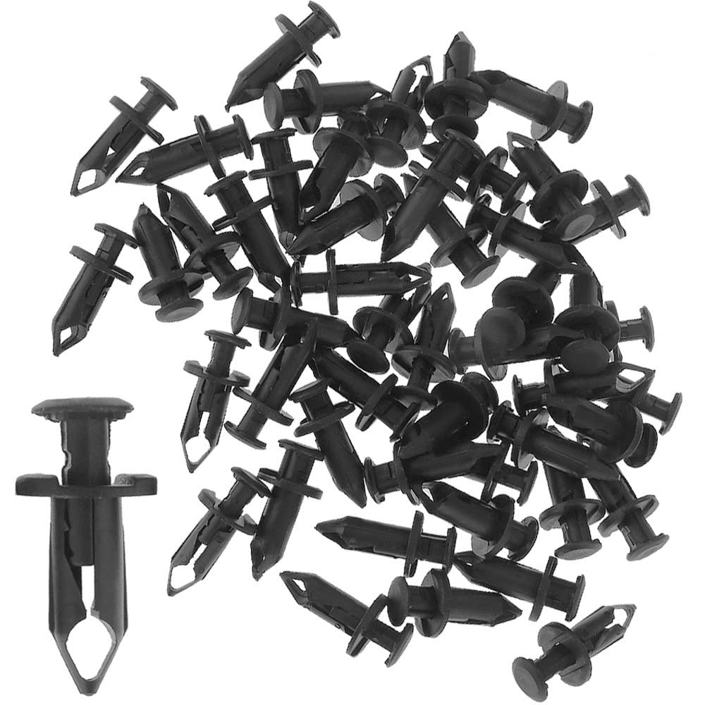 Plastic Fender Clips Body Rivets Replacement for Honda Rancher Foreman Rubicon Rincon TRX680 TRX650 (50-Pack)