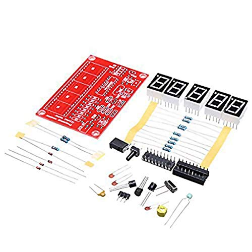 ARCELI Online DIY Digital LED 1Hz-50MHz Quartz Oscillator Frequency Counter Meter Tester Kit Tool