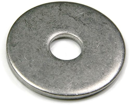 Extra Thick Fender Washers 18-8 Stainless Steel Washers - Pack of 25 Pieces (1/2" x 2" OD) 1/2" x 2" OD