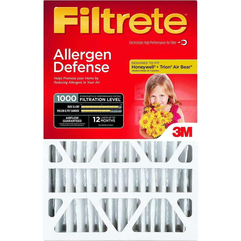 3M NADP01-4IN-4 Ultra Allergen Filter, 16" x 25" x 4" 1