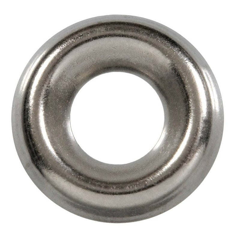 BCP Fasteners 1000 Qty #8 Stainless Steel Countersunk Finish Washers | 304 SS Finishing Cup (BCP685)