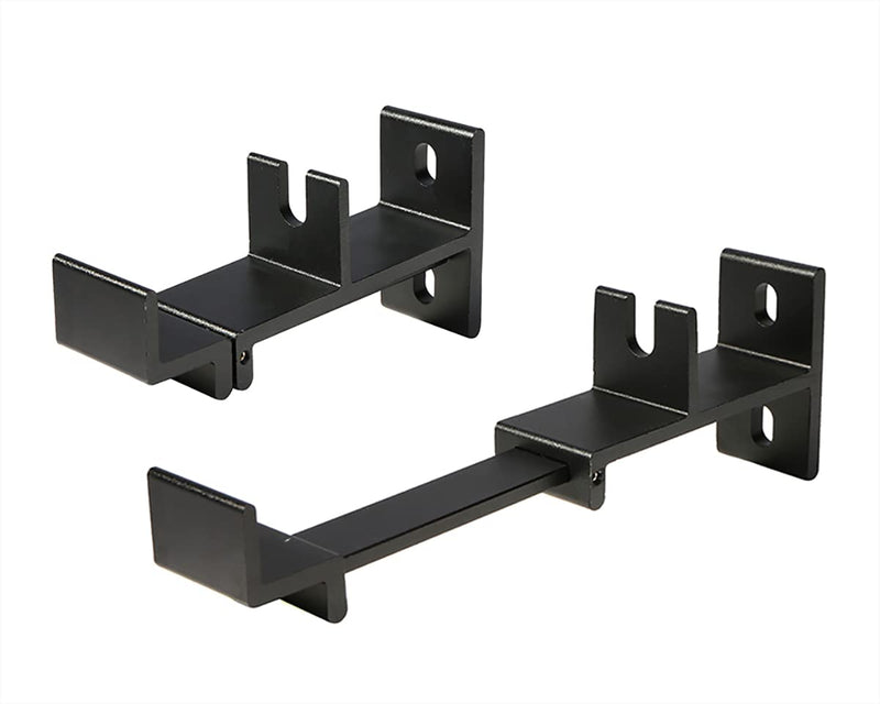 Adjustable Soundbar Wall Mount, Universal Sound Bar Bracket for Mounting Under TV, Compatible with SONOS Samsung LG VIZIO Bose ROKU Soundbar, Black