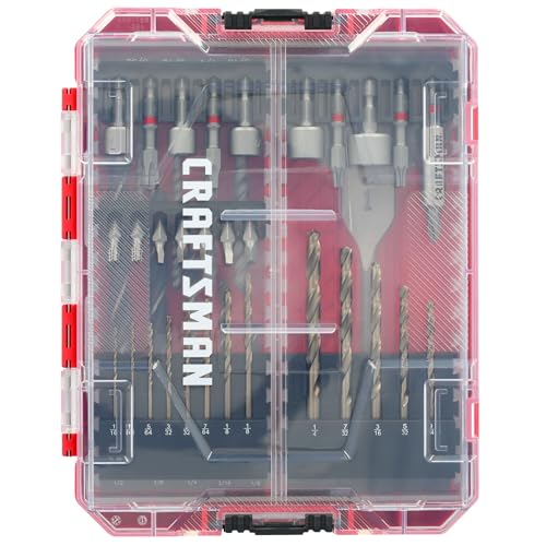 CRAFTSMAN Drill Bit Set 60 Pieces, Impact Driver and Screwdriver Bit Set , Includes Nut Drivers (CMAF1260) One Size