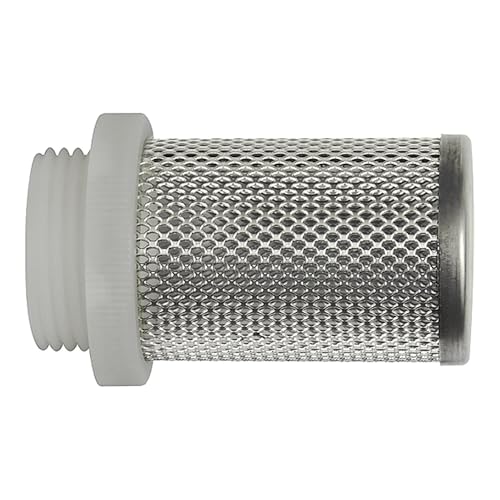 RIEGLER 134046-SKR-12-K Suction Basket for Non-Return System G 1/2 Stainless Steel 1.4301 Plastic Pack of 1