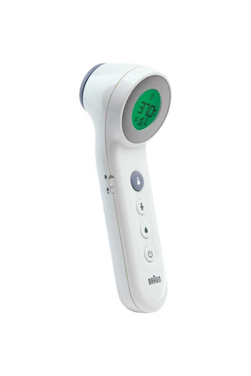 Braun Sensian 7 Non-contact Forehead Thermometer | Age Precision Technology | 3-in1 | Digital Display with Colour Coded | Baby & Child Friendly | Brand #1 at Doctors(1) | BNT400