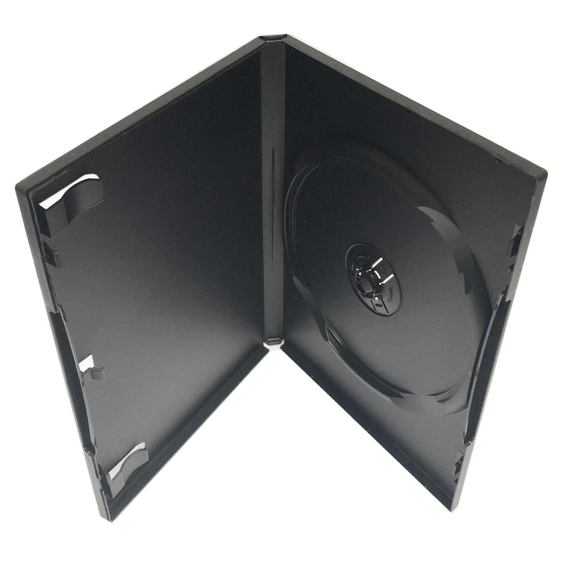 Standard Black Single DVD Case - 10 Pack