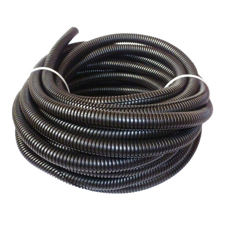 30 ft Dog Cat Cord Protector Electric Wires Covers Wire Loom Tubing Protect Wires from Rabbits, Cats and Other Pets - Outside Diameter 13mm Black