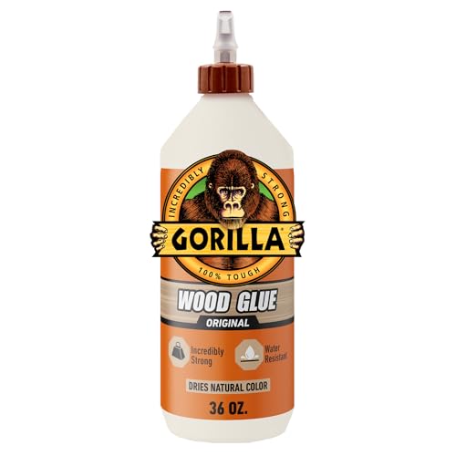 Gorilla Wood Glue, Natural Color, 36 oz Bottle 36oz 1