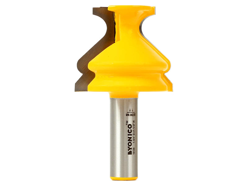 YONICO Router Bits Base Cap Molding 1-1/2-Inch 1/2-Inch Shank 16129 16129 - 1-1/2"