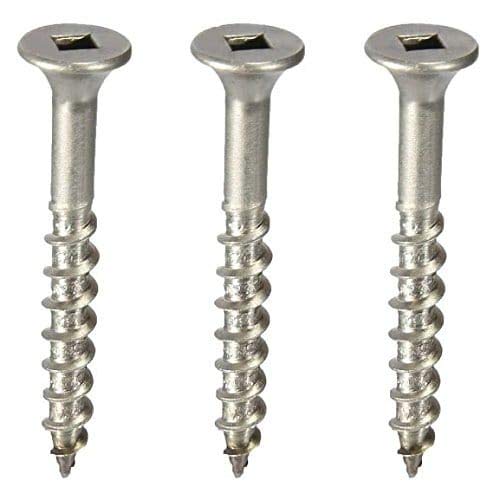 #10 x 3-1/2" Square Bugle Head Deck Screws, 316 Stainless, 100 Pack