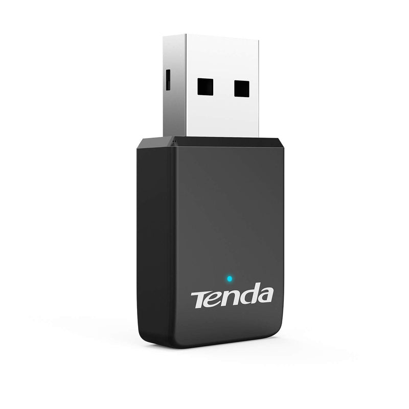 Tenda U9 11AC USB WiFi Adapter-Dual Band 2.4/5G AC650 Wireless Network Card, WiFi Dongle, Mini Size, Supports Windows (XP/7/8/1/10)