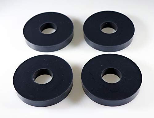 Sorbothane Premium Vibration Isolation Washer (3" OD x 1" ID x 0.5" Thick, 30 Durometer (Soft)) 3" OD x 1" ID x 0.5" Thick 30 Durometer (Soft)