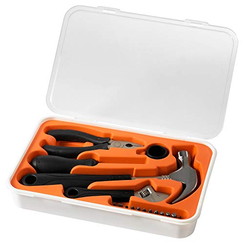 Ikea Fixa Tool Kit 17-Piece, Home Tool Kit, Tool Box, Perfect for Home Come with Compartment Containers to Easy Store