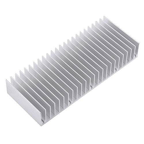 1 piece aluminium heat sink/cooling fins, heat sink heat sink set, 24 teeth, 150 mm heatsink, 150 x 59 x 25 mm