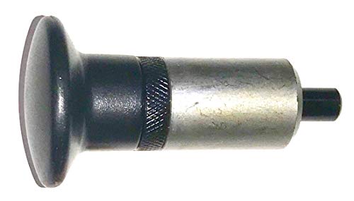 SBDs 'POP' Pull Pin 3/8" Diameter Spring Loaded Steel Plunger 1" Diameter x 1-1/2" Length Weld ON Steel Barrel | | Jumbo Round Hard Plastic Knob | Knurled Round Nut 3/8" Dia Plunger