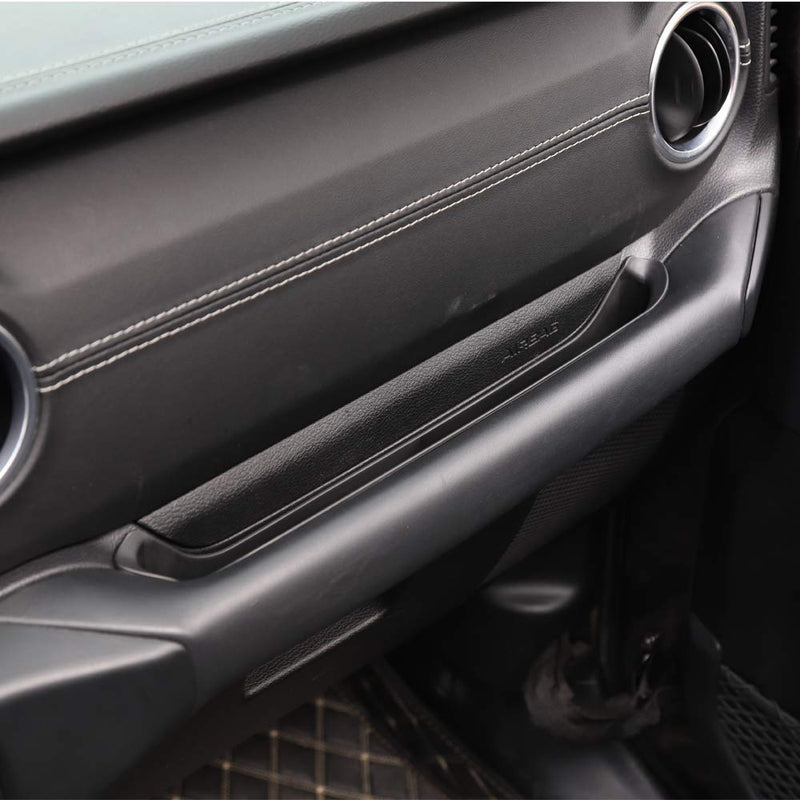 Voodonala for Jeep JL JLU GrabTray Passenger Storage Tray Organizer Grab Handle Storage Box for Jeep Wrangler JL JLU 2018-2023 Gladiator JT,Storage Accessories 2018-2023 JLJT