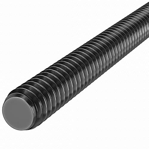 Lamons ROD.BLACK.1/2-13x2ftx1 Medium-Strength Threaded Rod, Black-Oxide Grade B7 Steel, 1/2"-13 Thread Size, 2' Long (Qty 1 Each)