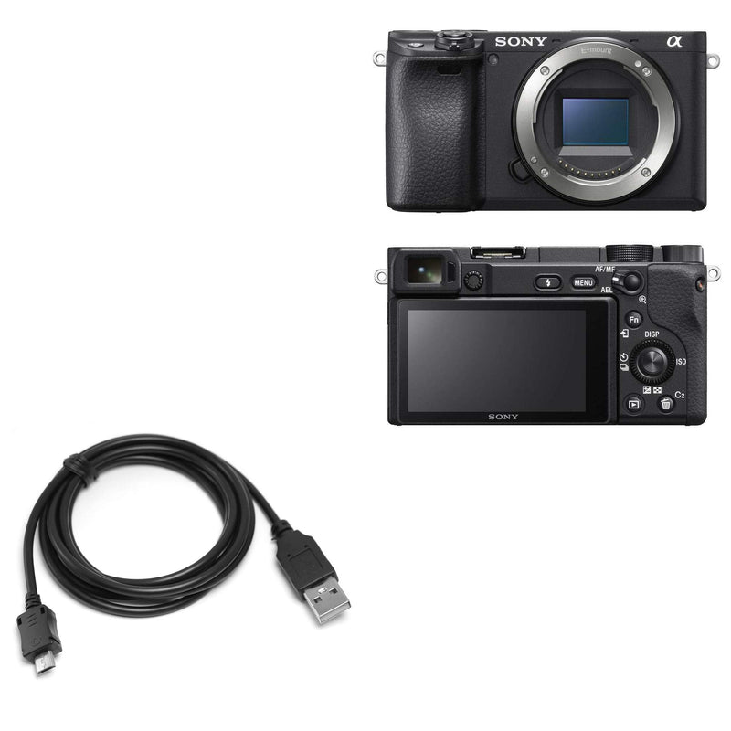 BoxWave Cable Compatible with Sony Alpha a6400 (Cable by BoxWave) - DirectSync Cable, Durable Charge and Sync Cable for Sony Alpha a6400 USB Cable