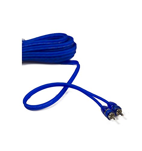 Stinger Select SSRCB6 Competition Series 6' Twisted Interconnect , Blue 6'