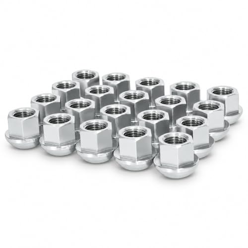 20 Pcs Ball Seat Open End Lug Nuts 14x1.5 Replacement for Porsche Wheels
