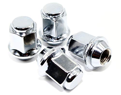 Set of 20 Veritek 12x1.5mm 13/16 21mm Hex 1.37 Inch 34.8mm Length Chrome OEM Factory Style Acorn Seat Lug Nuts for Hyundai Factory Wheels