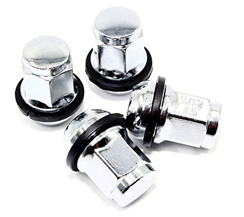 Set of 20 Veritek 12x1.5 Chrome Radius Ball Seat OEM Factory Washer Style Lug Nuts for Honda Acura