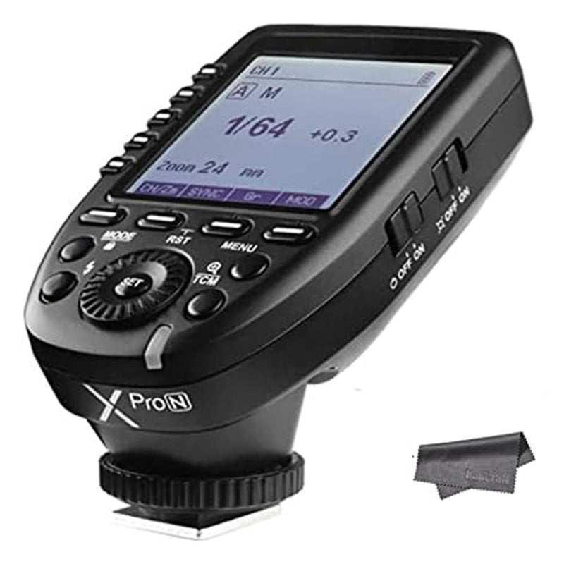 Godox XPro TTL Wireless Trigger,1/8000s High-Speed-Sync,5 Dedicated Group Bottons and 11 Customizable Functions (XPro-N Compatible with Nikon)