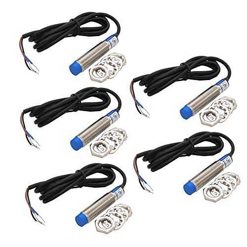 DollaTek 5pcs Replacement LJ12A3-4-Z/BX Inductive Proximity Switch 3-Wire NPN DC6-36V