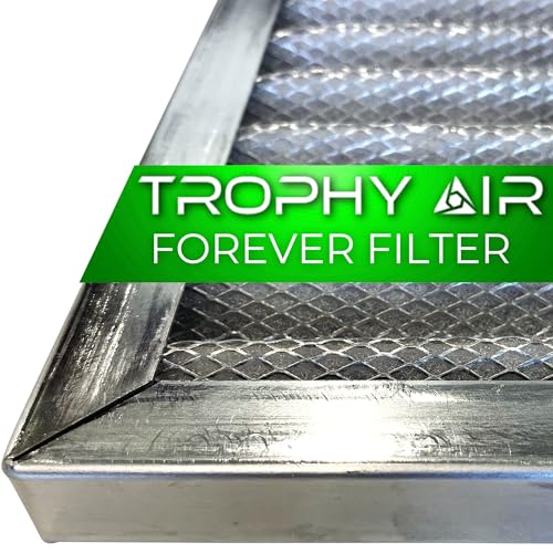 16x25x1 |Trophy Air | Merv 8 | Washable Furnace Filter | Lifetime HVAC & Furnace Air Filter | Washable | Superior particle-holding Ability | Premium Quality Aluminum 16x25x1