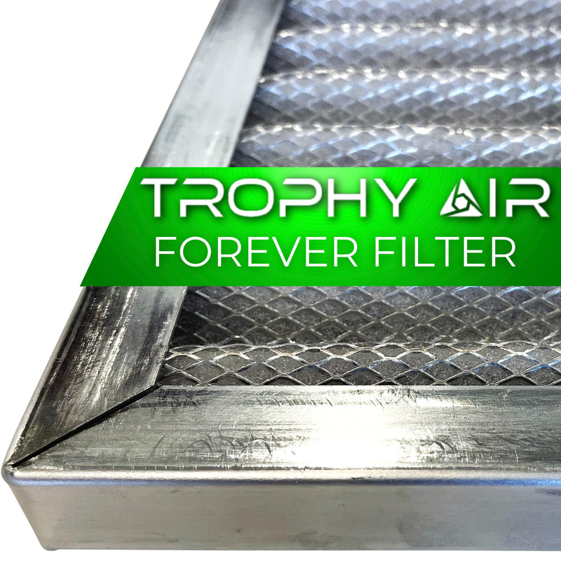 20x20x1 | Trophy Air | Merv 8 | Washable Furnace Filter | Lifetime HVAC & Furnace Air Filter | Washable | Superior particle-holding Ability | Premium Quality Aluminum 20x20x1